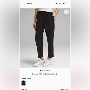 Brand new -  Lululemon Tapered-Leg Mid Rise 7/8 Pant *Luxtreme.